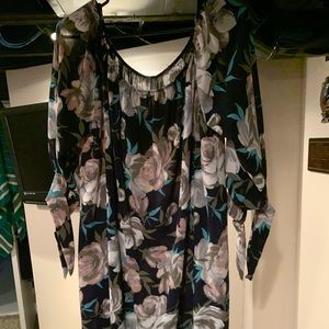 Off the shoulder floral dress